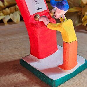 VINTAGE OAXACAN GAME PLAYER SCULPTURE